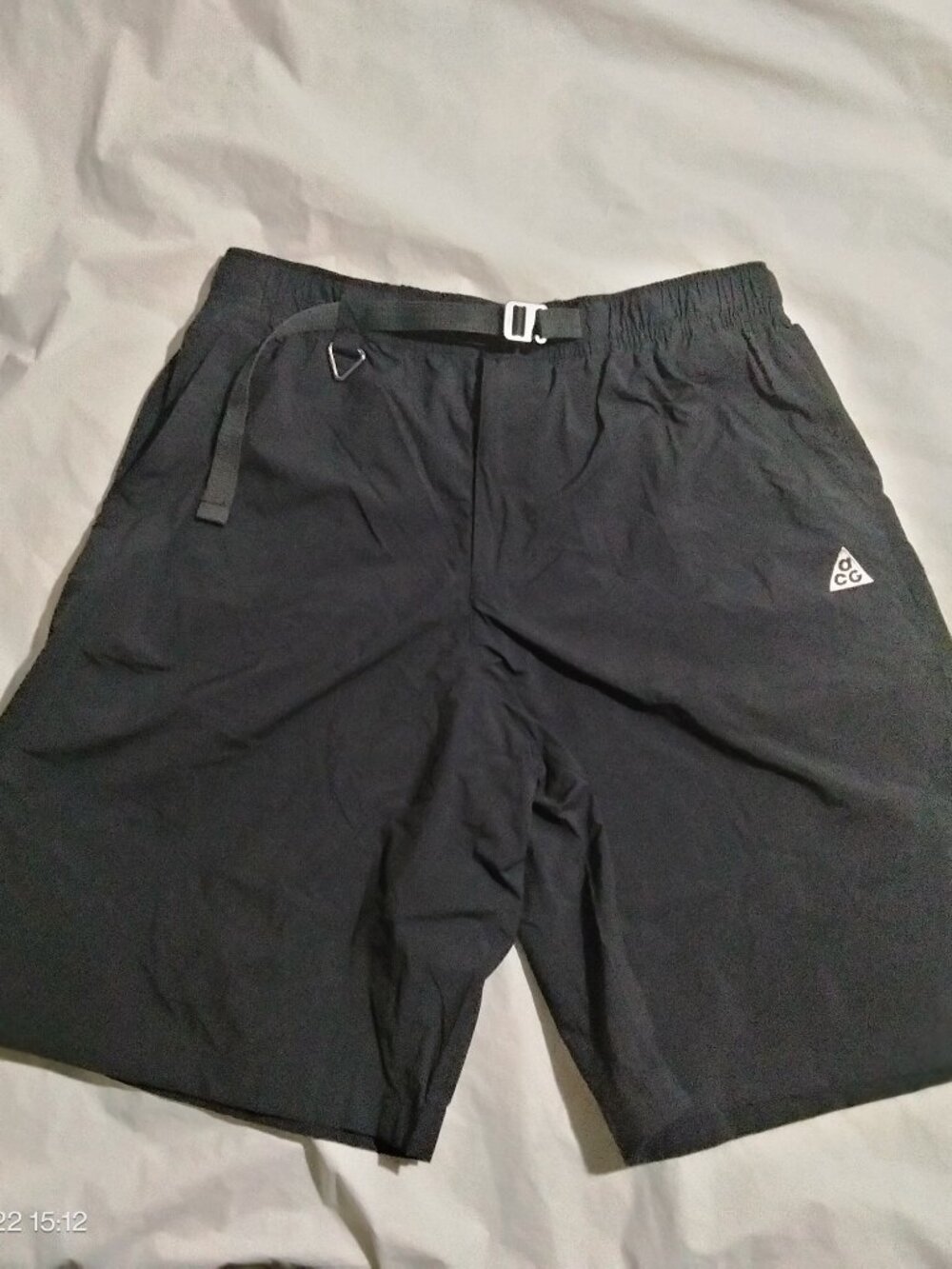 Nike ACG Orb Weaver UV Repel Oversized Shorts Black Men's Size L HJ2887-010 $110